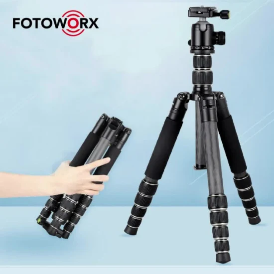 DSLR 카메라 사진 촬영을 위한 Fotoworx 카메라 삼각대