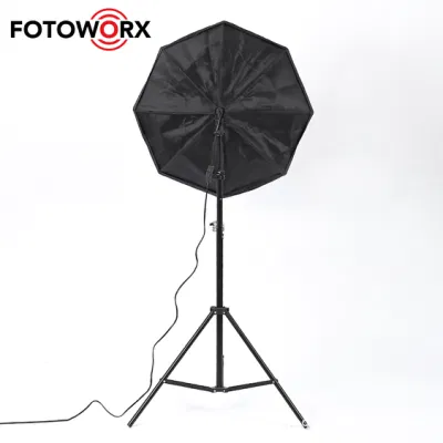 33.5 인치/85cm 팔각형 반사경 스튜디오 사진용 휴대용 우산 스피드라이트 손전등 소프트박스